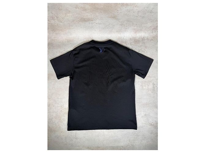 T-shirt Louis Vuitton nera Nero - vista 2
