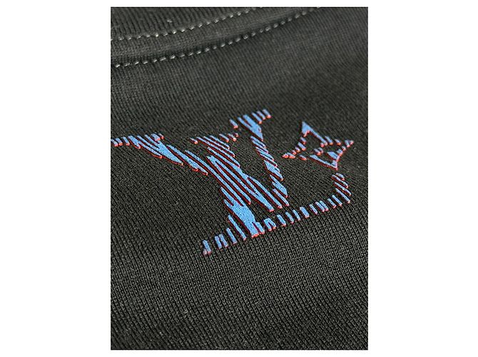 T-shirt Louis Vuitton nera Nero - vista 3