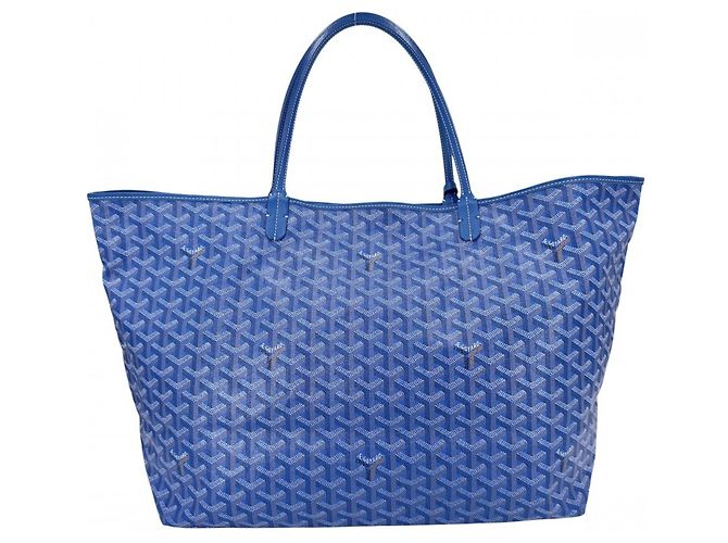 Borsa Tote Goyard Saint Louis GM Blu - vista 2