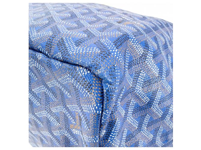 Borsa Tote Goyard Saint Louis GM Blu - vista 5