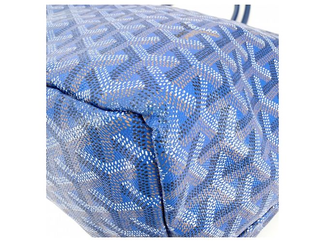 Borsa Tote Goyard Saint Louis GM Blu - vista 6