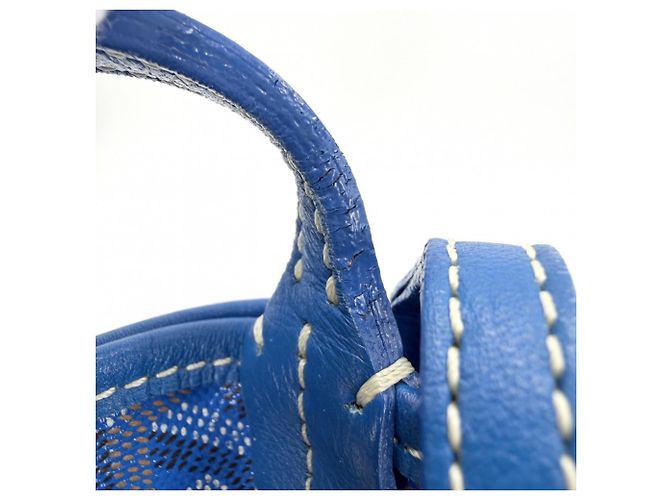Borsa Tote Goyard Saint Louis GM Blu - vista 7