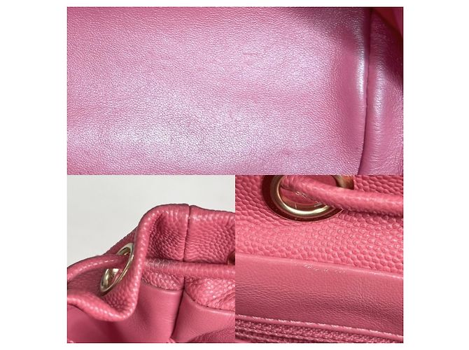 Zaino Chanel CC Filigree Matelassé da donna Rosa - vista 10