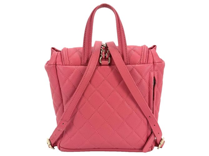 Zaino Chanel CC Filigree Matelassé da donna Rosa - vista 2