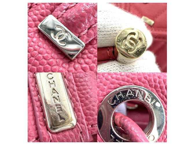 Zaino Chanel CC Filigree Matelassé da donna Rosa - vista 6