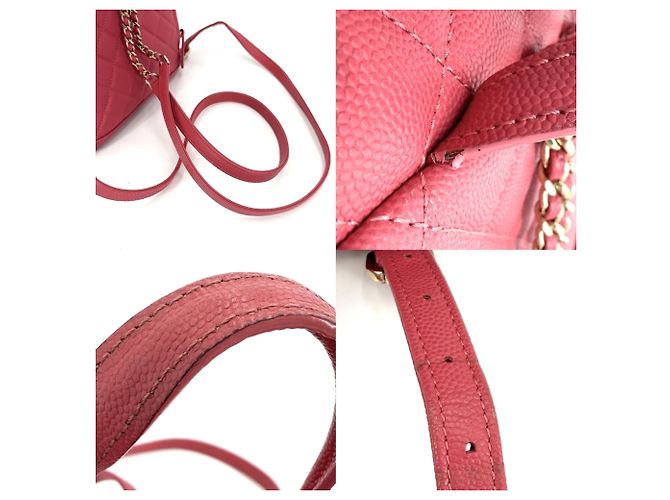 Zaino Chanel CC Filigree Matelassé da donna Rosa - vista 7