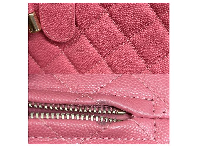 Zaino Chanel CC Filigree Matelassé da donna Rosa - vista 9