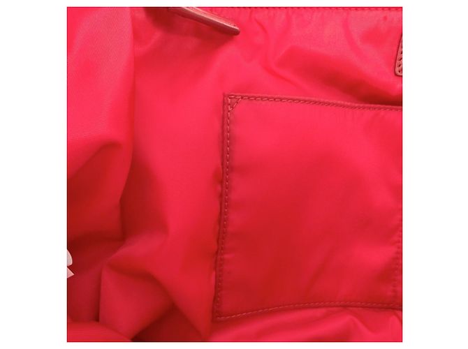 Prada gesteppte Re-Nylon Tote Bag für Damen Rot - Ansicht 6