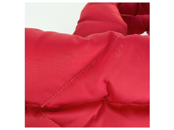 Prada gesteppte Re-Nylon Tote Bag für Damen Rot - Ansicht 7