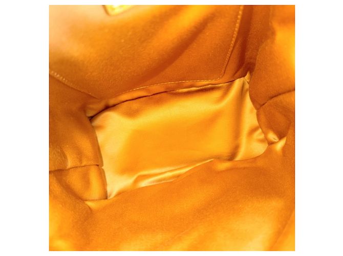 Mochila de couro para mulheres Miu Miu Amarelo - vista 4