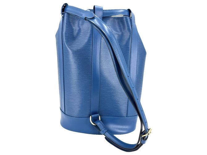 Borsa a tracolla Louis Vuitton Randonee PM da donna Blu - vista 2