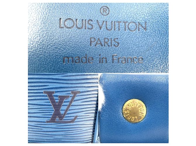 Borsa a tracolla Louis Vuitton Randonee PM da donna Blu - vista 5