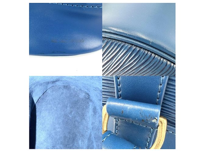 Borsa a tracolla Louis Vuitton Randonee PM da donna Blu - vista 6