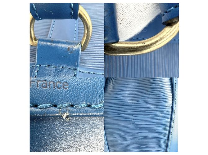 Borsa a tracolla Louis Vuitton Randonee PM da donna Blu - vista 7