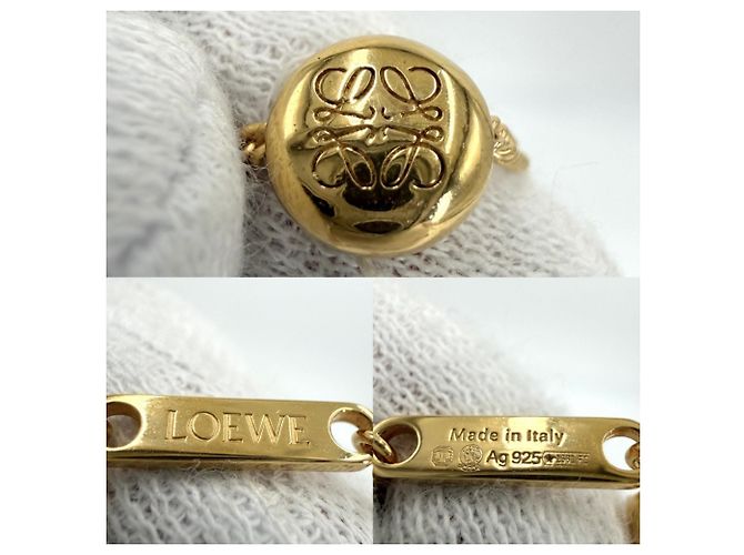 Bracciale con ciondoli Loewe Gold D'oro - vista 3