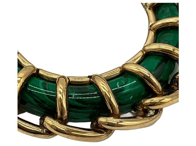 Bottega Veneta Ring aus Malachit-Paste Grün - Ansicht 3