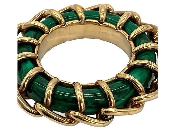 Bottega Veneta Ring aus Malachit-Paste Grün - Ansicht 4