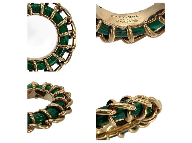 Bottega Veneta Ring aus Malachit-Paste Grün - Ansicht 5