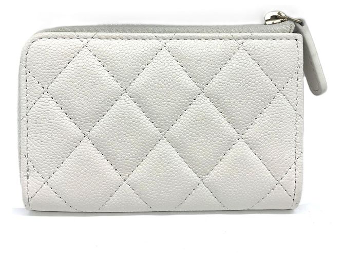 Monedero Chanel Matelassé en blanco - vista 2