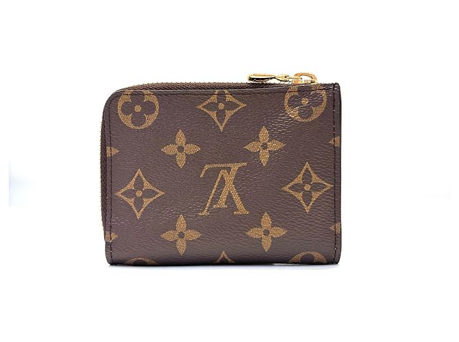 Monedero Louis Vuitton Monogram Castaño Amarillo - vista 2