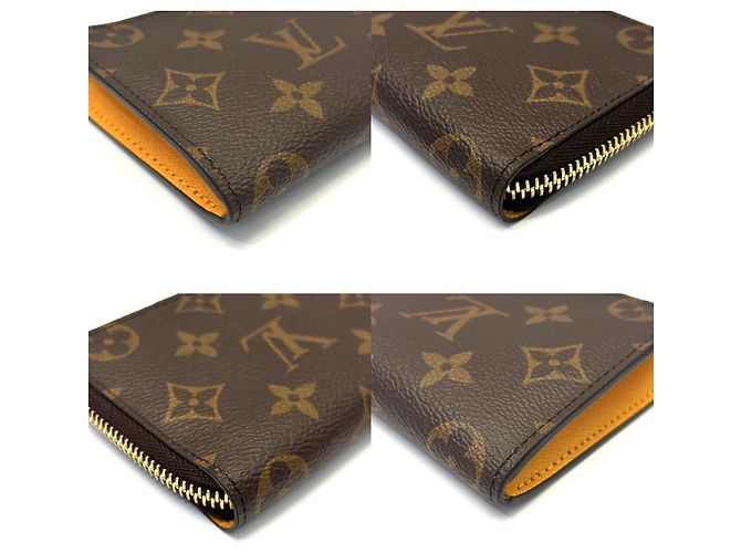 Monedero Louis Vuitton Monogram Castaño Amarillo - vista 3