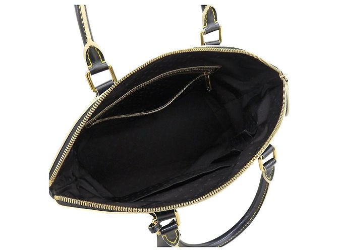 Borsa Louis Vuitton Suhali Lockit MM Nero - vista 3
