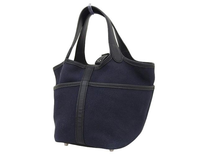 Hermès Borsa Hermes Picotin Lock Cargo PM Blu Blu navy - vista 2