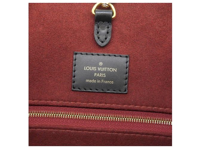 Borsa Tote Louis Vuitton Monogram Empreinte OnTheGo MM M45495 Nero Beige - vista 10