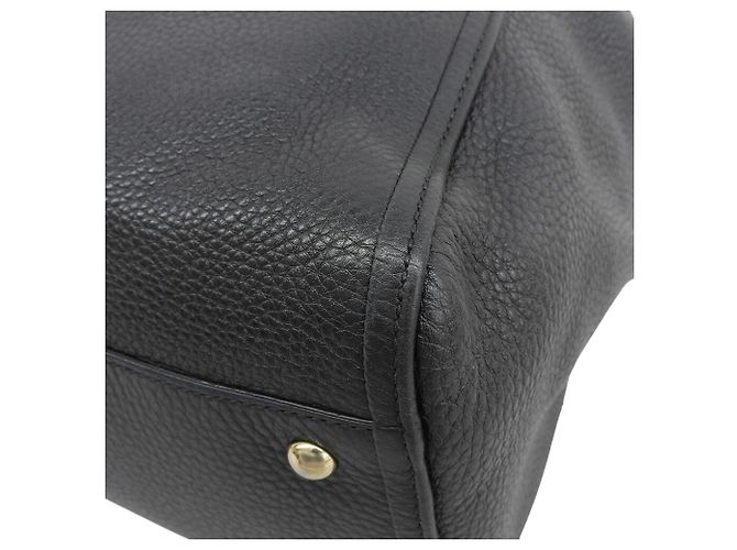 Borsa Tote Gucci Soho Interlocking G Nero - vista 4