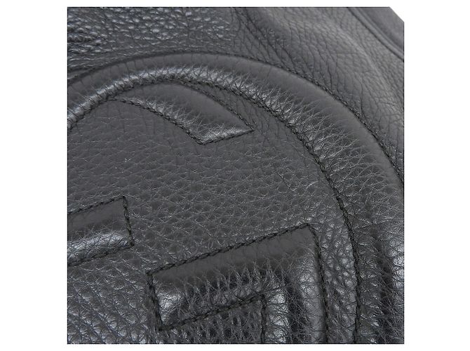Borsa Tote Gucci Soho Interlocking G Nero - vista 5