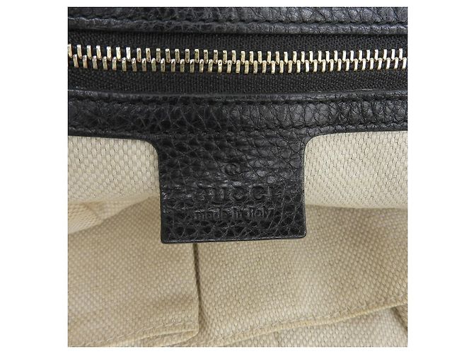 Borsa Tote Gucci Soho Interlocking G Nero - vista 9