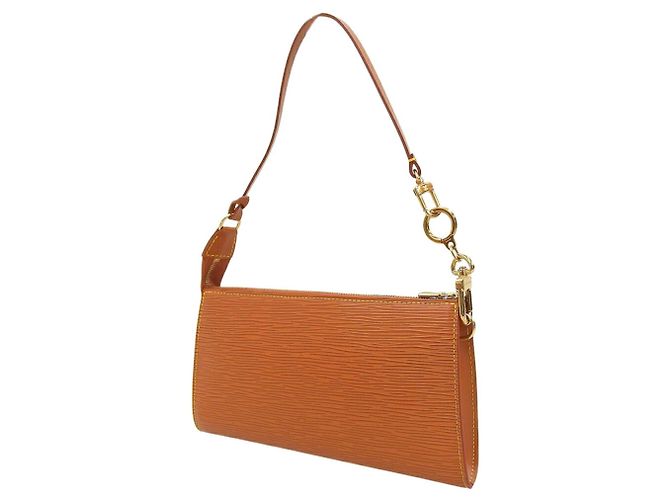 Louis Vuitton Epi Pochette Accessoires M52948 Pouch Marrone D'oro - vista 2