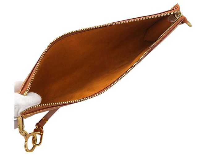Louis Vuitton Epi Pochette Accessoires M52948 Pouch Marrone D'oro - vista 3