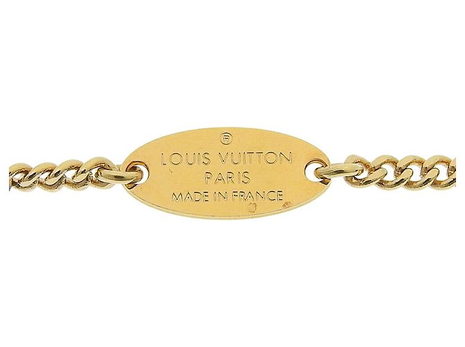 Bracciale Charm Louis Vuitton M61157 Nero Rosso Blu D'oro Bordò - vista 6