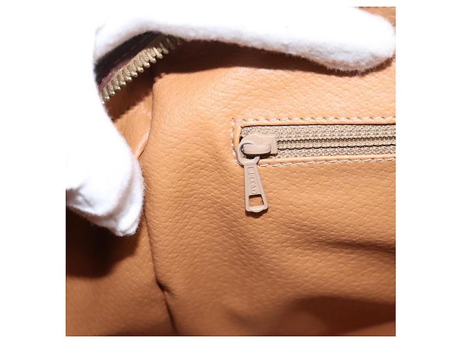Céline CELINE Borsa Mini Boston in tela Macadam PVC Pelle Marrone Oro Auth 197819A D'oro - vista 21