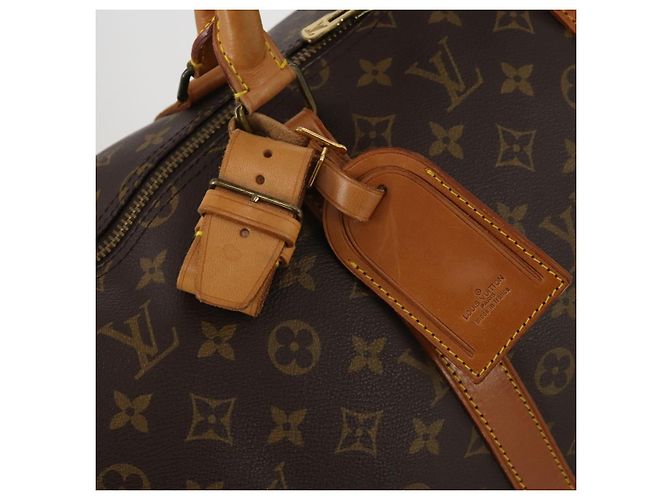 LOUIS VUITTON Monogram Keepall 55 Boston Bag M41424 LV Auth 195976A Monogramma - vista 20