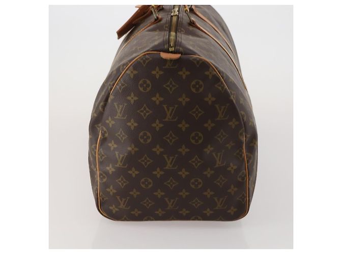 LOUIS VUITTON Monogram Keepall 55 Boston Bag M41424 LV Auth 195976A Monogramma - vista 3
