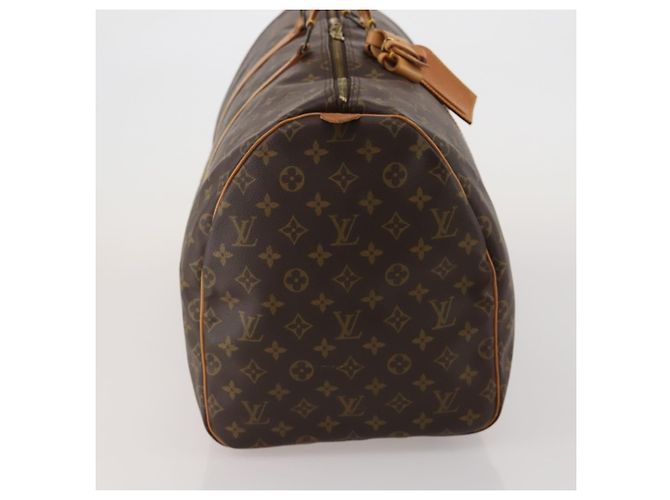 LOUIS VUITTON Monogram Keepall 55 Boston Bag M41424 LV Auth 195976A Monogramma - vista 4