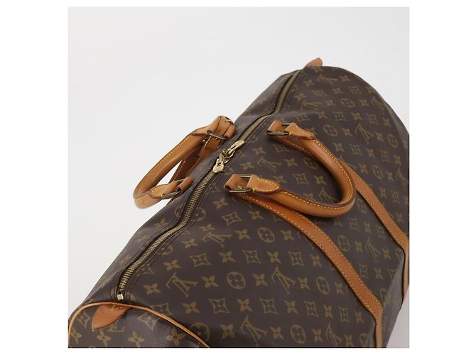 LOUIS VUITTON Monogram Keepall 55 Boston Bag M41424 LV Auth 195976A Monogramma - vista 6