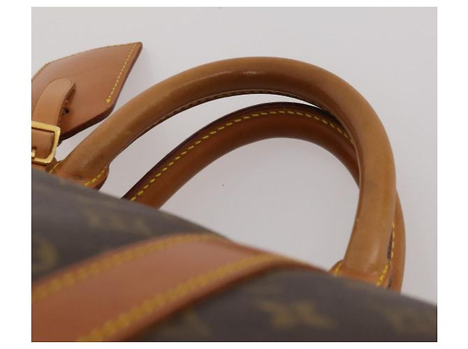 LOUIS VUITTON Monogram Keepall 55 Boston Bag M41424 LV Auth 195976A Monogramma - vista 8