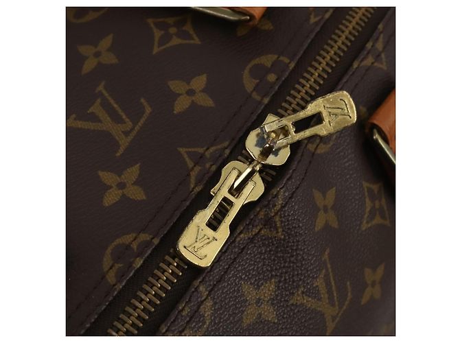 LOUIS VUITTON Monogram Keepall 55 Boston Bag M41424 LV Auth 195976A Monogramma - vista 9