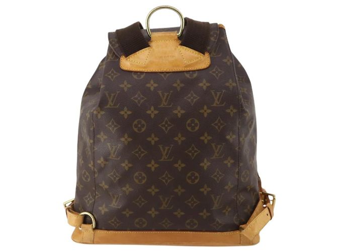 Zaino LOUIS VUITTON Monogram Montsouris GM M51135 LV Auth ep15653 Monogramma - vista 2