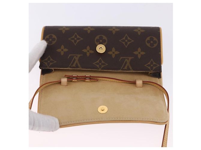 LOUIS VUITTON Monogram Pochette Twin PM Shoulder Bag M51854 LV Auth am12323V Monogramma - vista 9