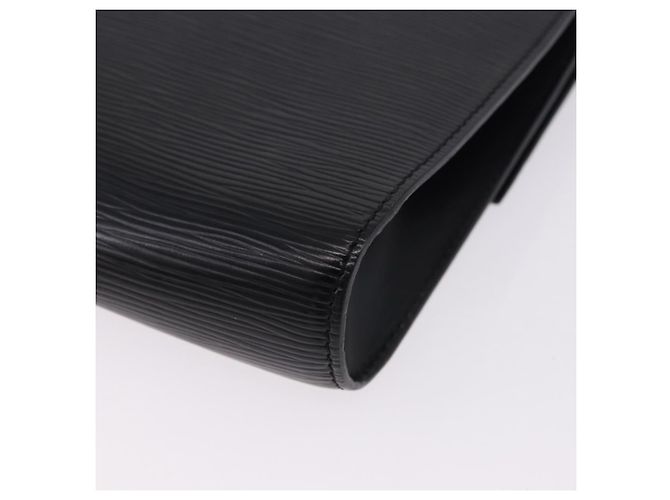 Borsa a pochette LOUIS VUITTON Epi Chaillot Nera M52542 LV Auth 200655 Nero - vista 16