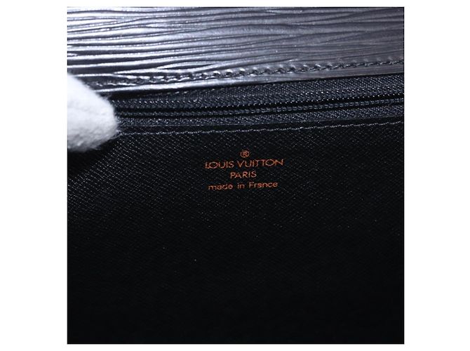 Borsa a pochette LOUIS VUITTON Epi Chaillot Nera M52542 LV Auth 200655 Nero - vista 18