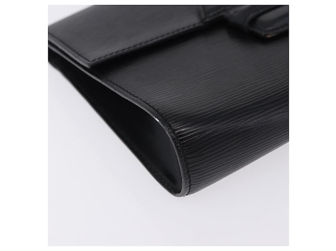 Borsa a pochette LOUIS VUITTON Epi Chaillot Nera M52542 LV Auth 200655 Nero - vista 8
