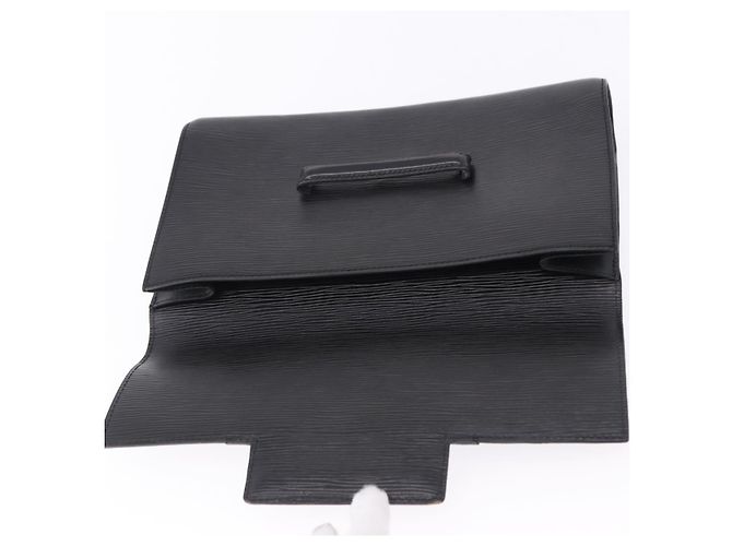 Borsa a pochette LOUIS VUITTON Epi Chaillot Nera M52542 LV Auth 200655 Nero - vista 9