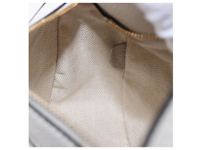 LOEWE Ghibli Spirited Away Ootori Sama Puzzle Bag Mini Pelle 2way Gold Auth 167504SM Bianco D'oro - vista 25