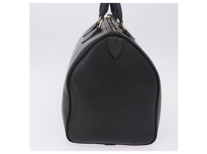 Borsa a mano LOUIS VUITTON Epi Speedy 35 Noir Black M42992 LV Auth am12330V Nero - vista 4
