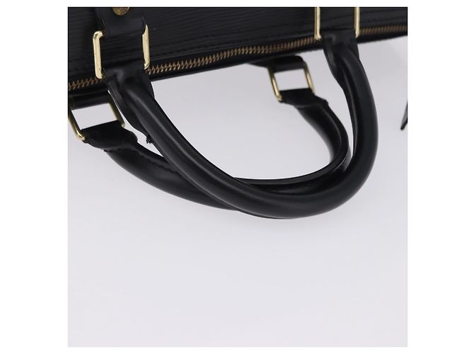 Borsa a mano LOUIS VUITTON Epi Speedy 35 Noir Black M42992 LV Auth am12330V Nero - vista 7